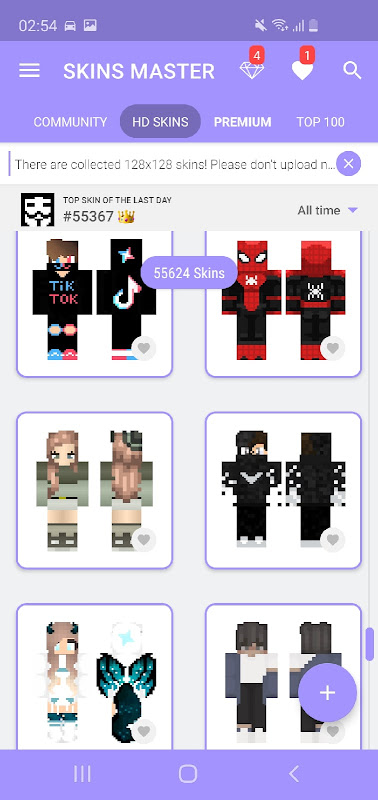 Skins-MASTER for Minecraft screenshot 4
