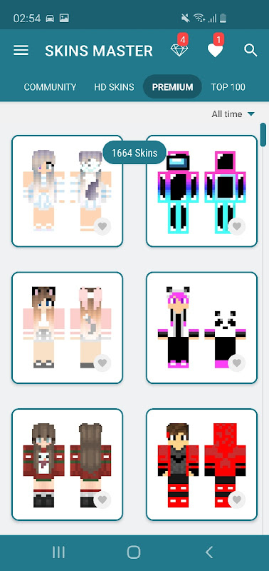 Skins-MASTER for Minecraft screenshot 2