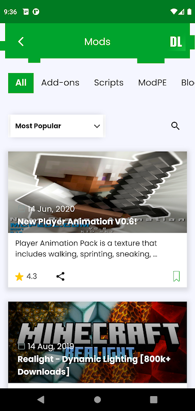 MCPEDL for Minecraft screenshot 7
